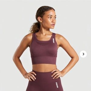 Gymshark Energy + Seamless crop top